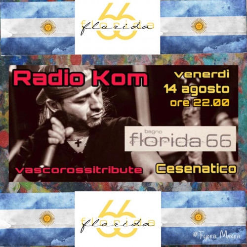Cena argentina e RADIO KOM tribute live